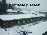 Teszttelep télen